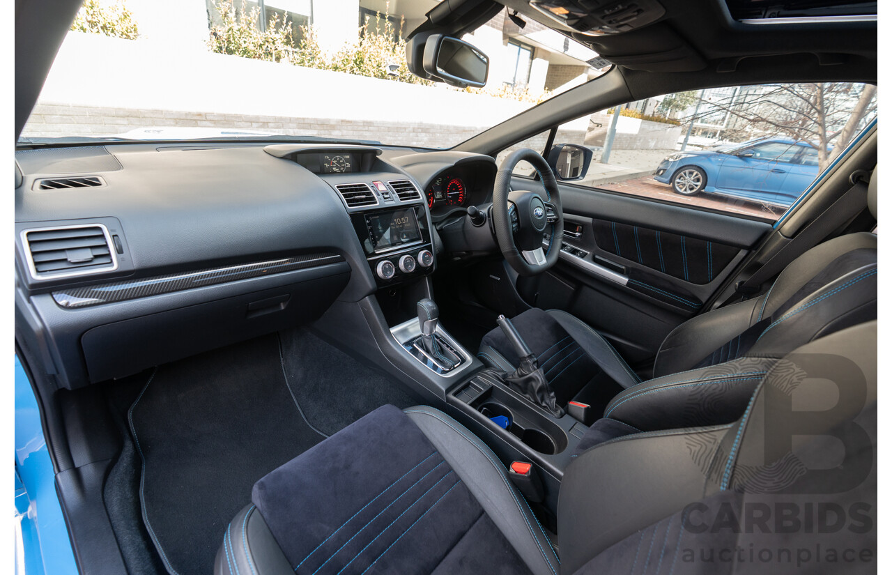 9/2015 Subaru WRX Hyper Blue (AWD) VA MY16 4d Sedan Hyper Blue Turbo 2.0L