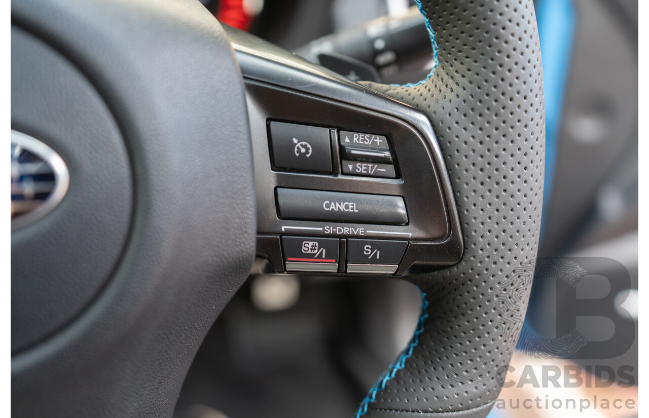 9/2015 Subaru WRX Hyper Blue (AWD) VA MY16 4d Sedan Hyper Blue Turbo 2.0L