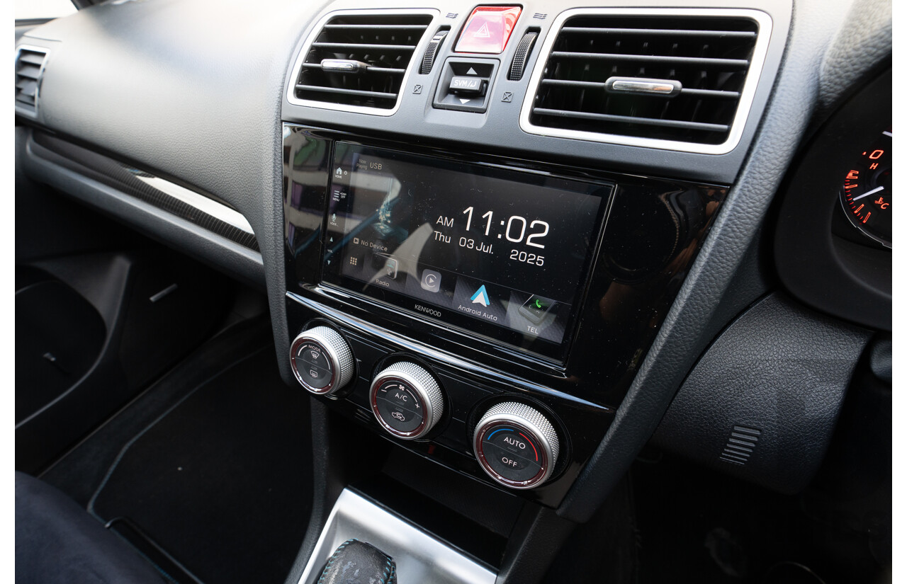 9/2015 Subaru WRX Hyper Blue (AWD) VA MY16 4d Sedan Hyper Blue Turbo 2.0L