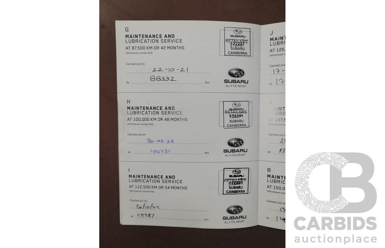 9/2015 Subaru WRX Hyper Blue (AWD) VA MY16 4d Sedan Hyper Blue Turbo 2.0L