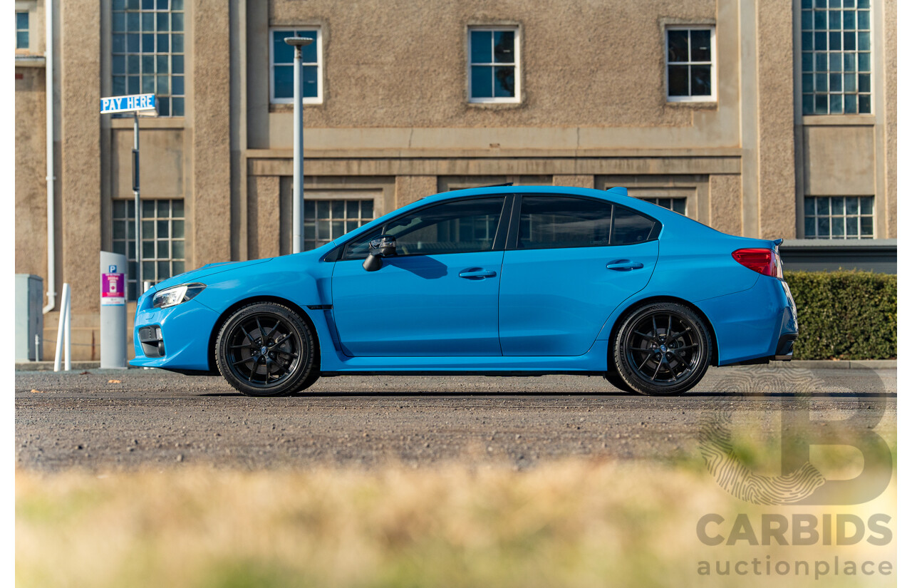 9/2015 Subaru WRX Hyper Blue (AWD) VA MY16 4d Sedan Hyper Blue Turbo 2.0L