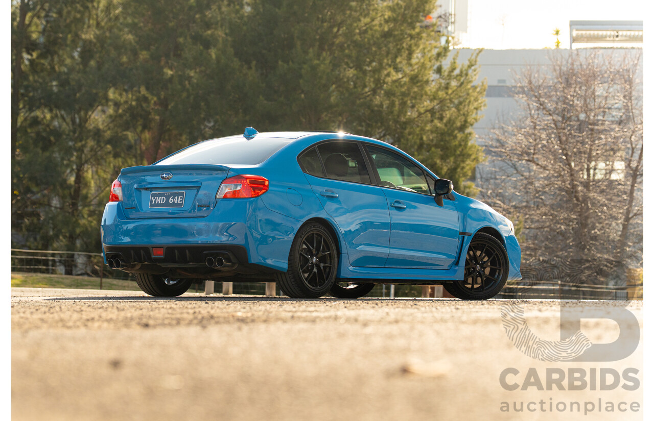 9/2015 Subaru WRX Hyper Blue (AWD) VA MY16 4d Sedan Hyper Blue Turbo 2.0L