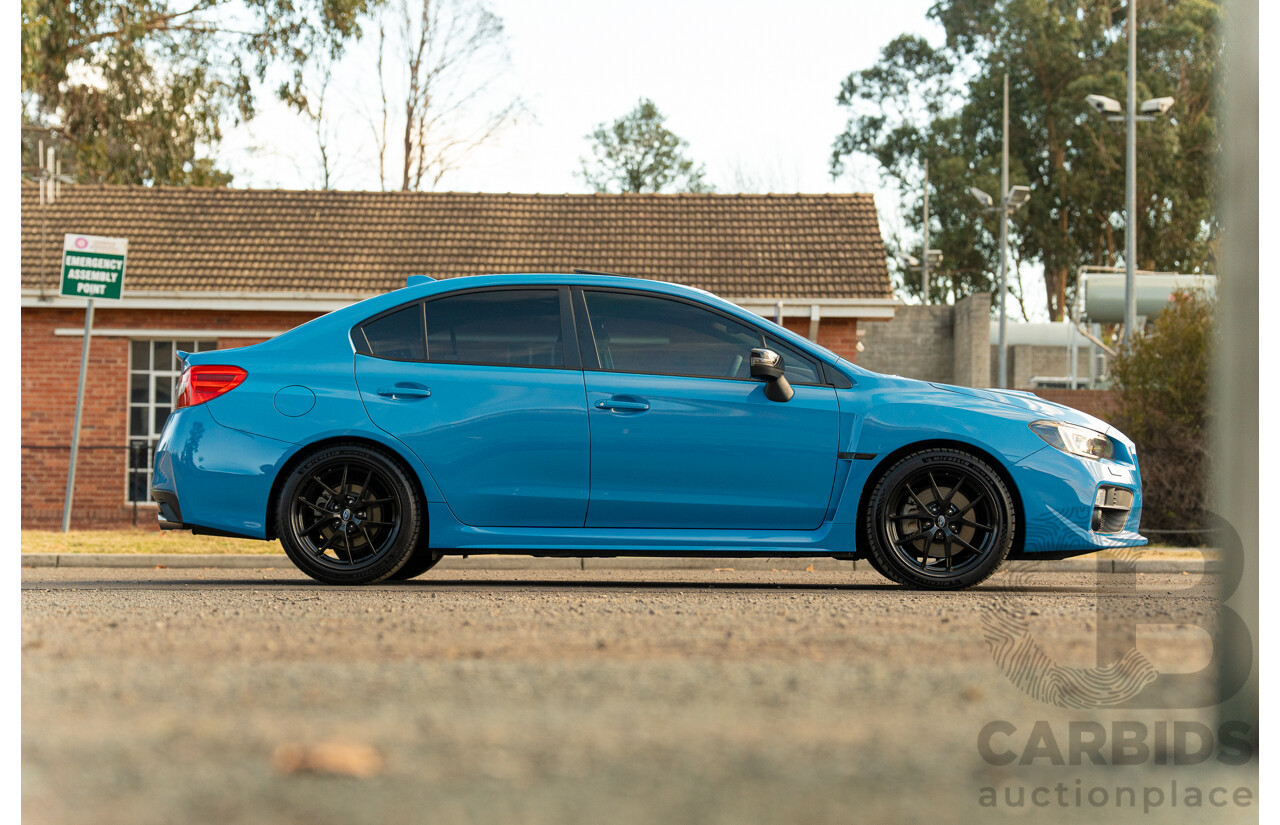 9/2015 Subaru WRX Hyper Blue (AWD) VA MY16 4d Sedan Hyper Blue Turbo 2.0L