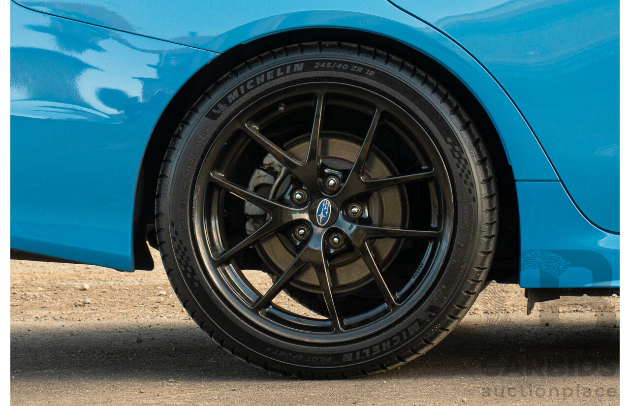 9/2015 Subaru WRX Hyper Blue (AWD) VA MY16 4d Sedan Hyper Blue Turbo 2.0L