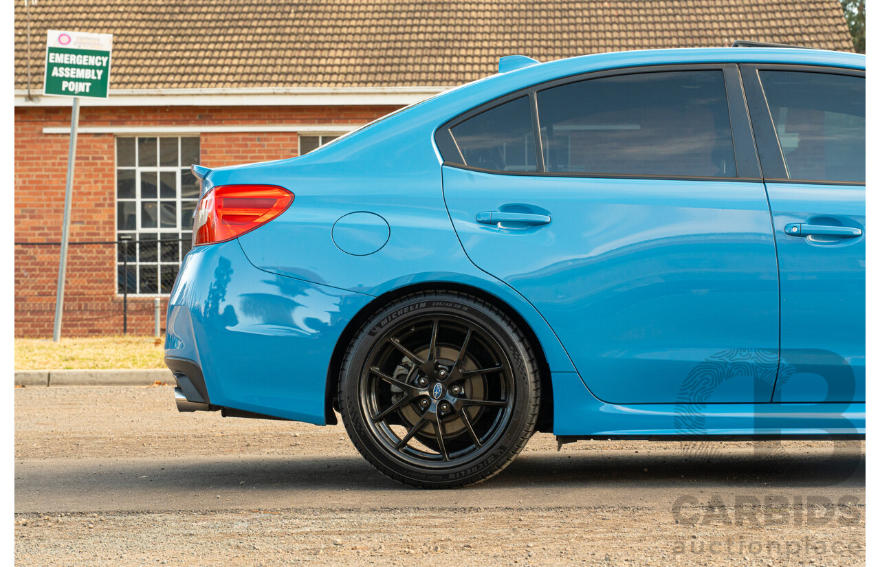 9/2015 Subaru WRX Hyper Blue (AWD) VA MY16 4d Sedan Hyper Blue Turbo 2.0L