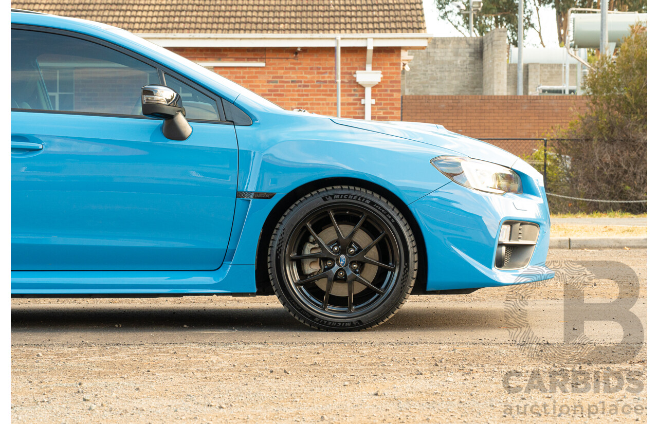 9/2015 Subaru WRX Hyper Blue (AWD) VA MY16 4d Sedan Hyper Blue Turbo 2.0L
