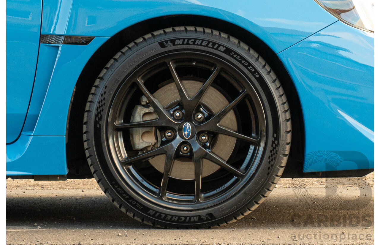 9/2015 Subaru WRX Hyper Blue (AWD) VA MY16 4d Sedan Hyper Blue Turbo 2.0L
