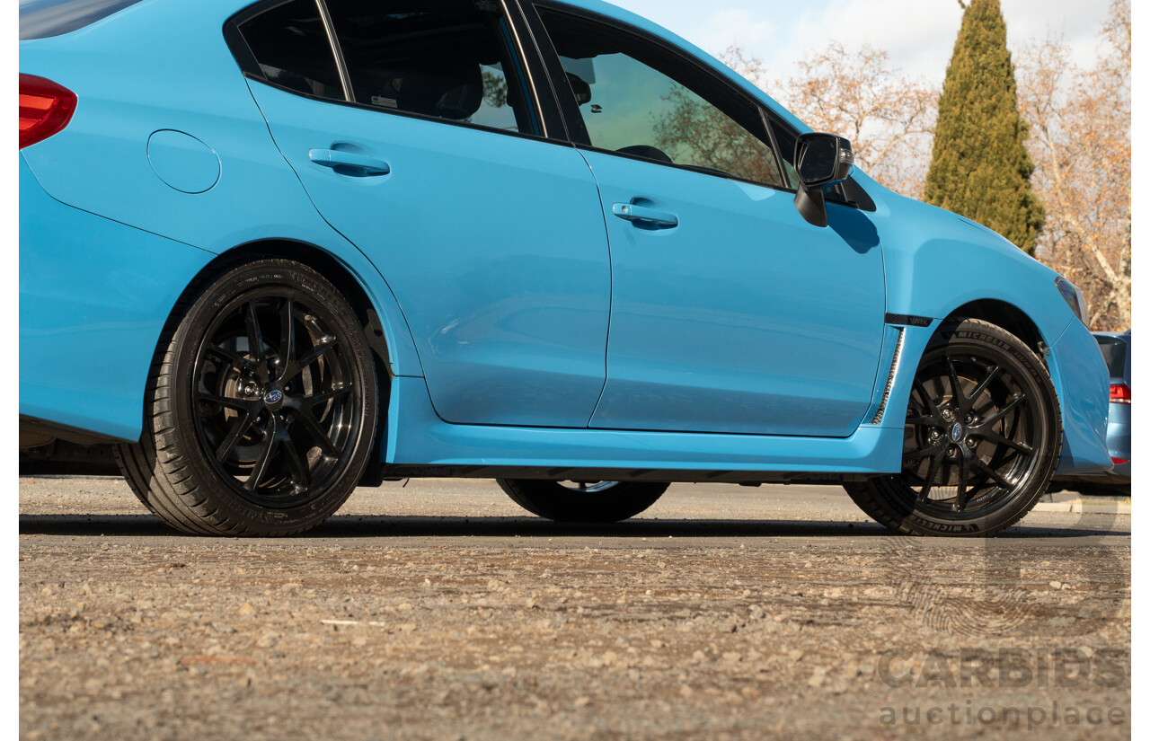 9/2015 Subaru WRX Hyper Blue (AWD) VA MY16 4d Sedan Hyper Blue Turbo 2.0L