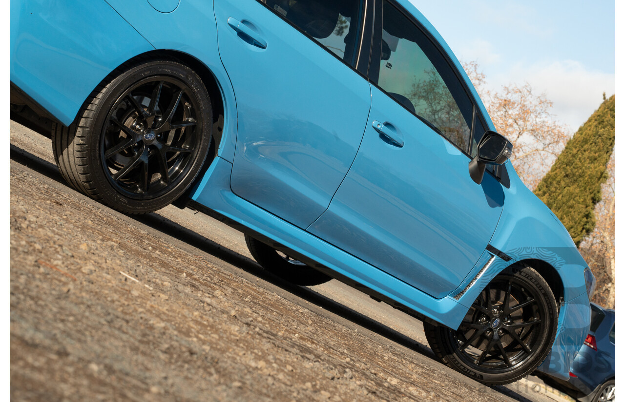 9/2015 Subaru WRX Hyper Blue (AWD) VA MY16 4d Sedan Hyper Blue Turbo 2.0L