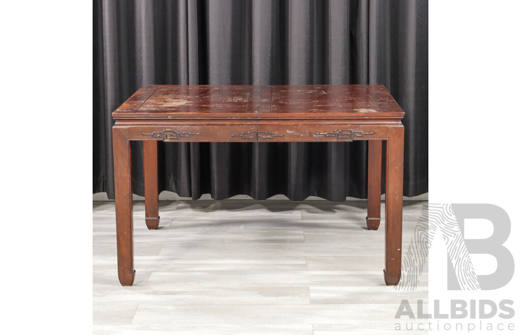 Chinese Rosewood Seven Piece Dining Suite