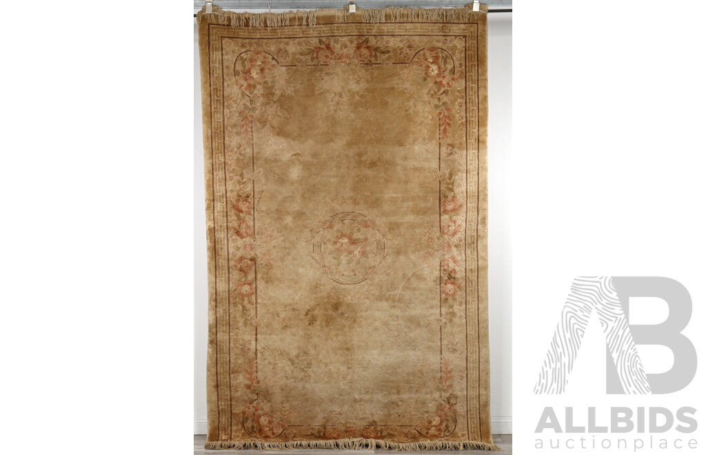 Machine Made Acrylic Rug with Chinese Textured Design