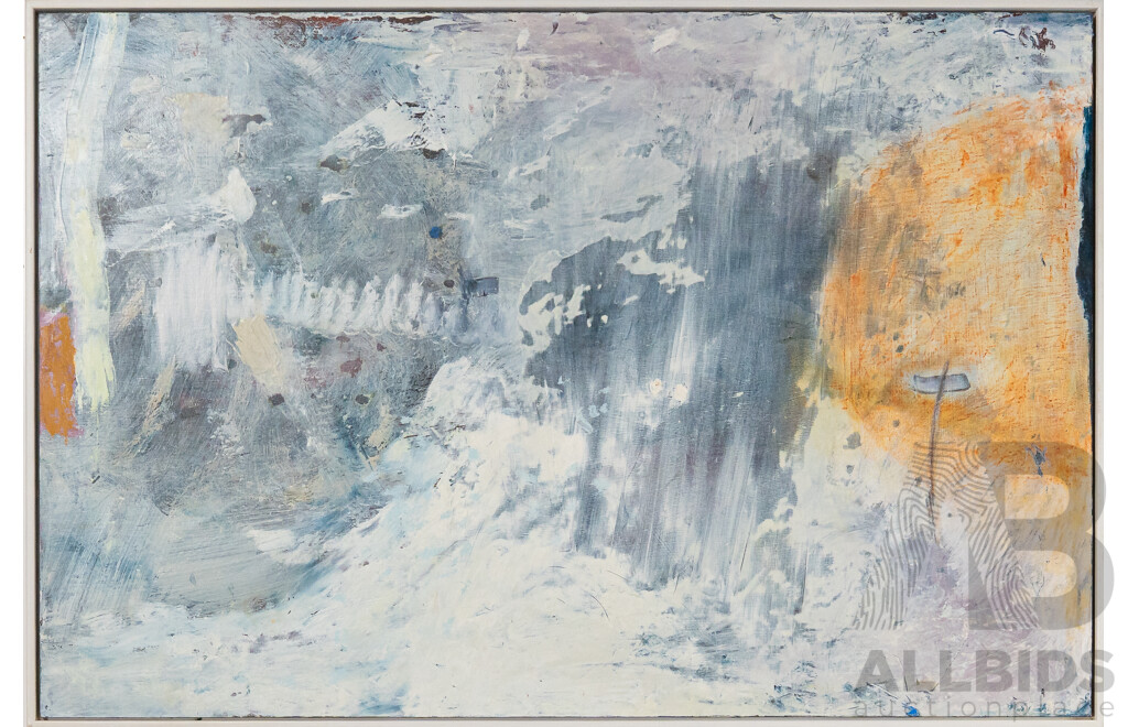 Artist Unknown Artist, (20th Century), Beneath the Surface and Absence of Fear, Pair of Wonderful Original Mixed Media Acrylics on Board, 62 x 92 cm (frames) (2)