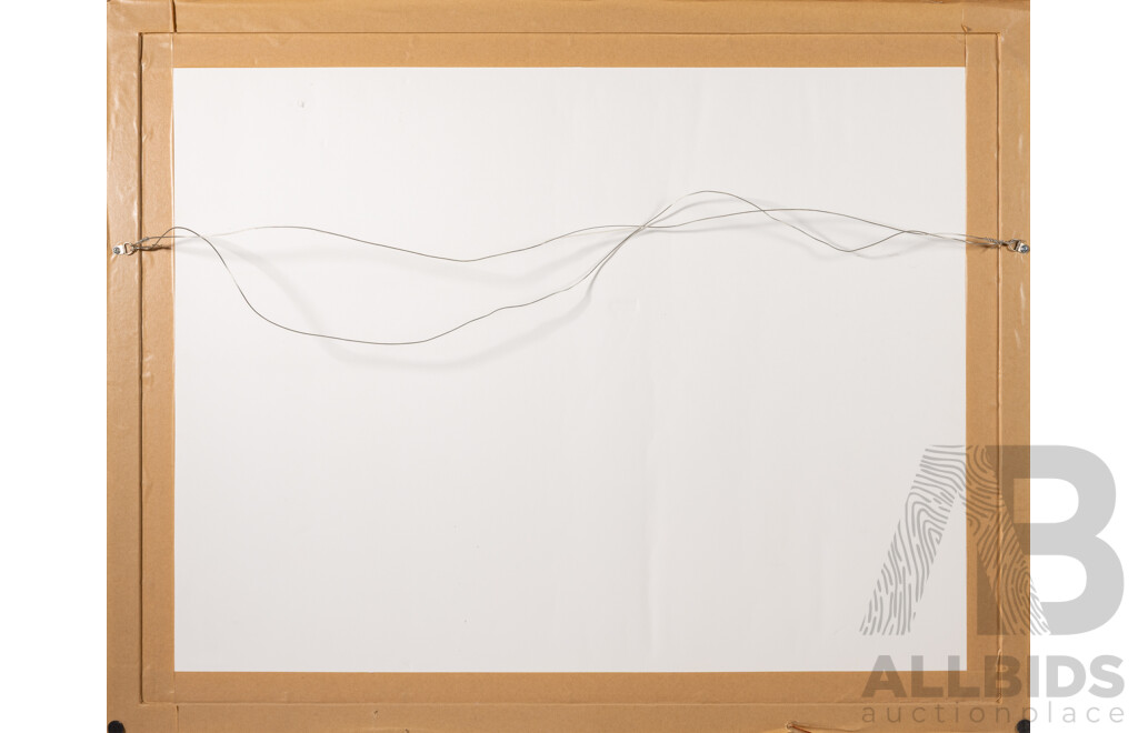 Ernest Pignon-Ernest, (20th Century, French, 1942-), Wonderful Original Colour Poster From Original Charcoal Drawing From Telephone Booth Series, 75 x 94 cm (frame)