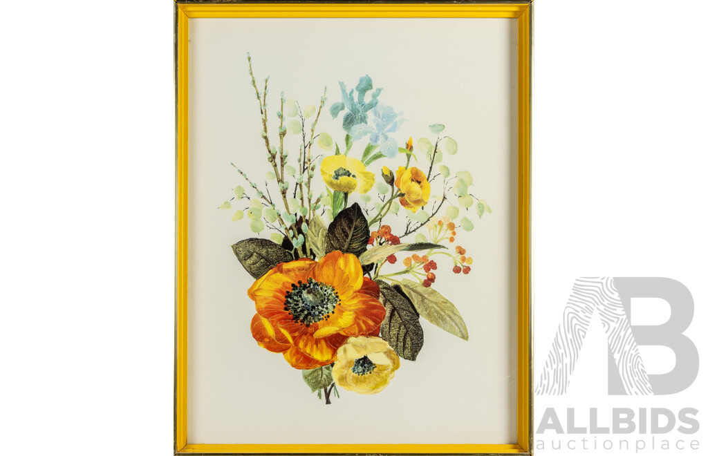 Artist Unknown (20th Century), Magnificence, Original Vintage Colour Reproduction Print, 73H x 58W cm (frame)