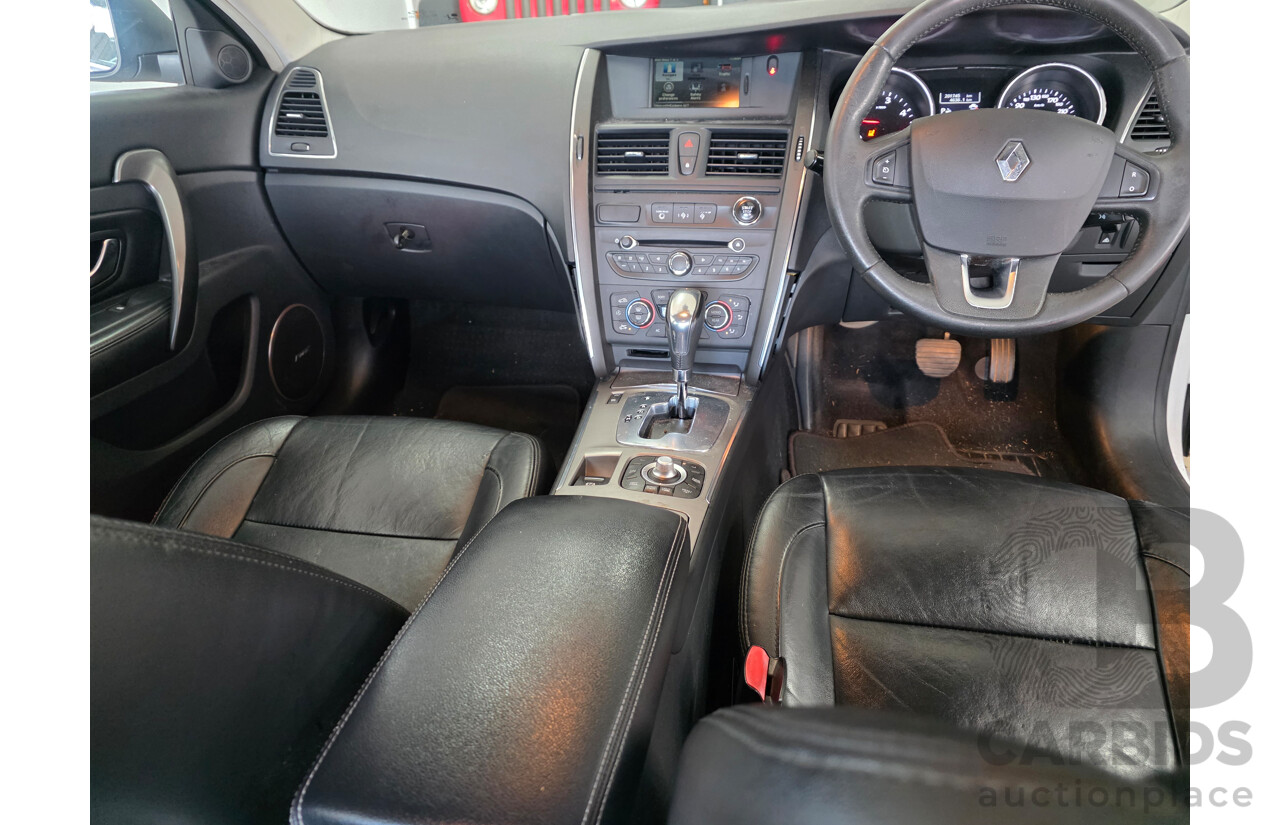 5/2012 Renault Latitude 2.0 dCi LUXE X43 4d Sedan White Turbo Diesel 2.0L