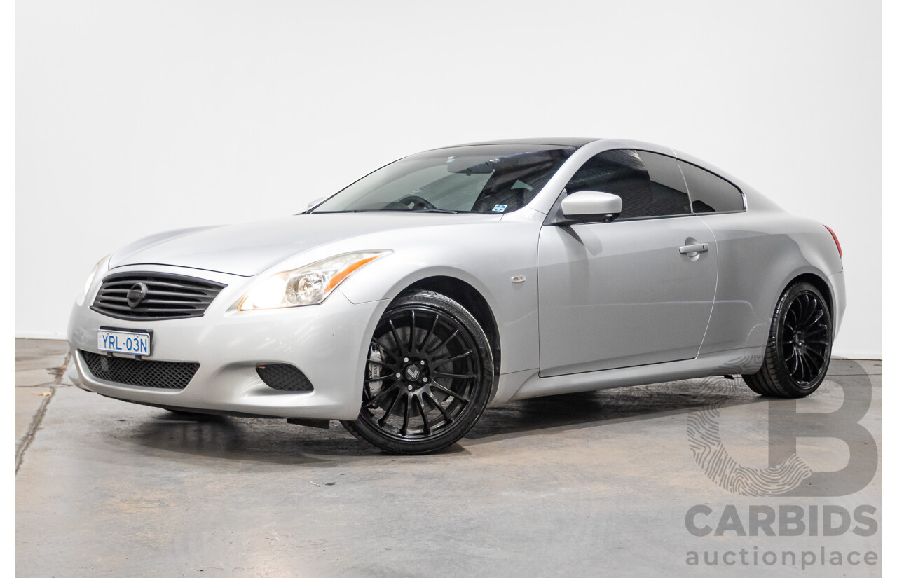 10/2007 Nissan Skyline 370GT SP 2D Coupe Liquid Metal Grey Metallic V6 3.7L
