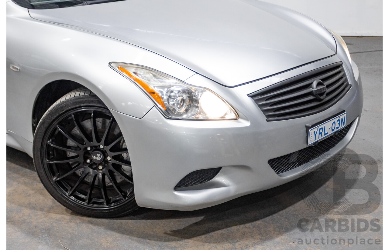 10/2007 Nissan Skyline 370GT SP 2D Coupe Liquid Metal Grey Metallic V6 3.7L