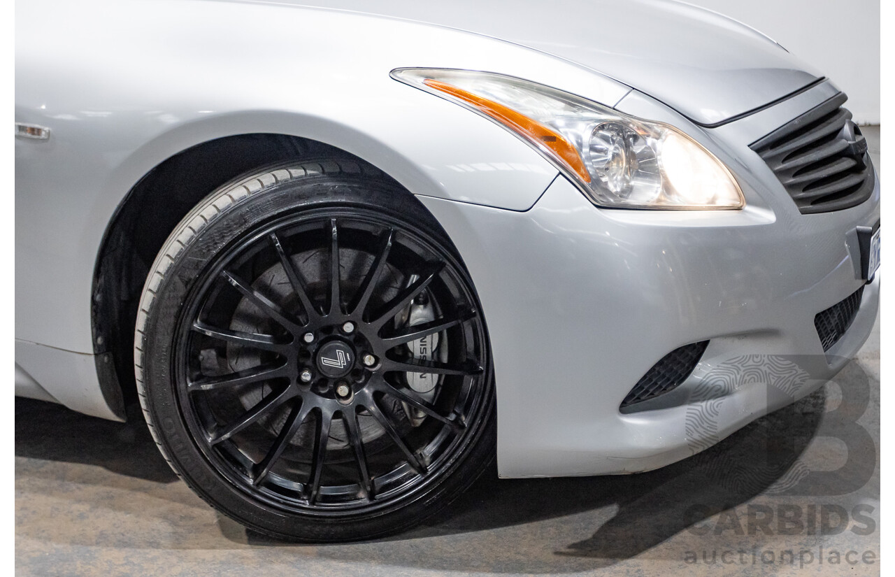 10/2007 Nissan Skyline 370GT SP 2D Coupe Liquid Metal Grey Metallic V6 3.7L