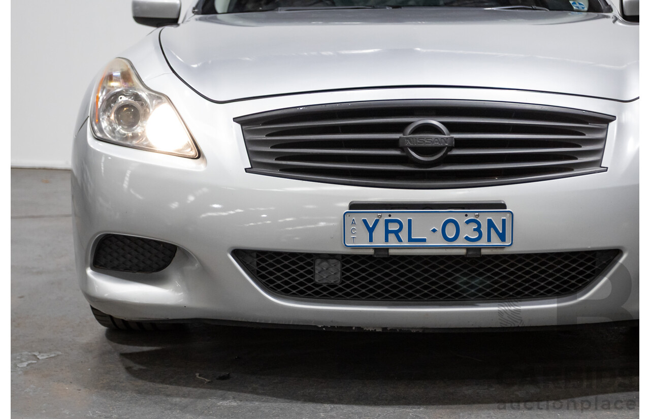 10/2007 Nissan Skyline 370GT SP 2D Coupe Liquid Metal Grey Metallic V6 3.7L