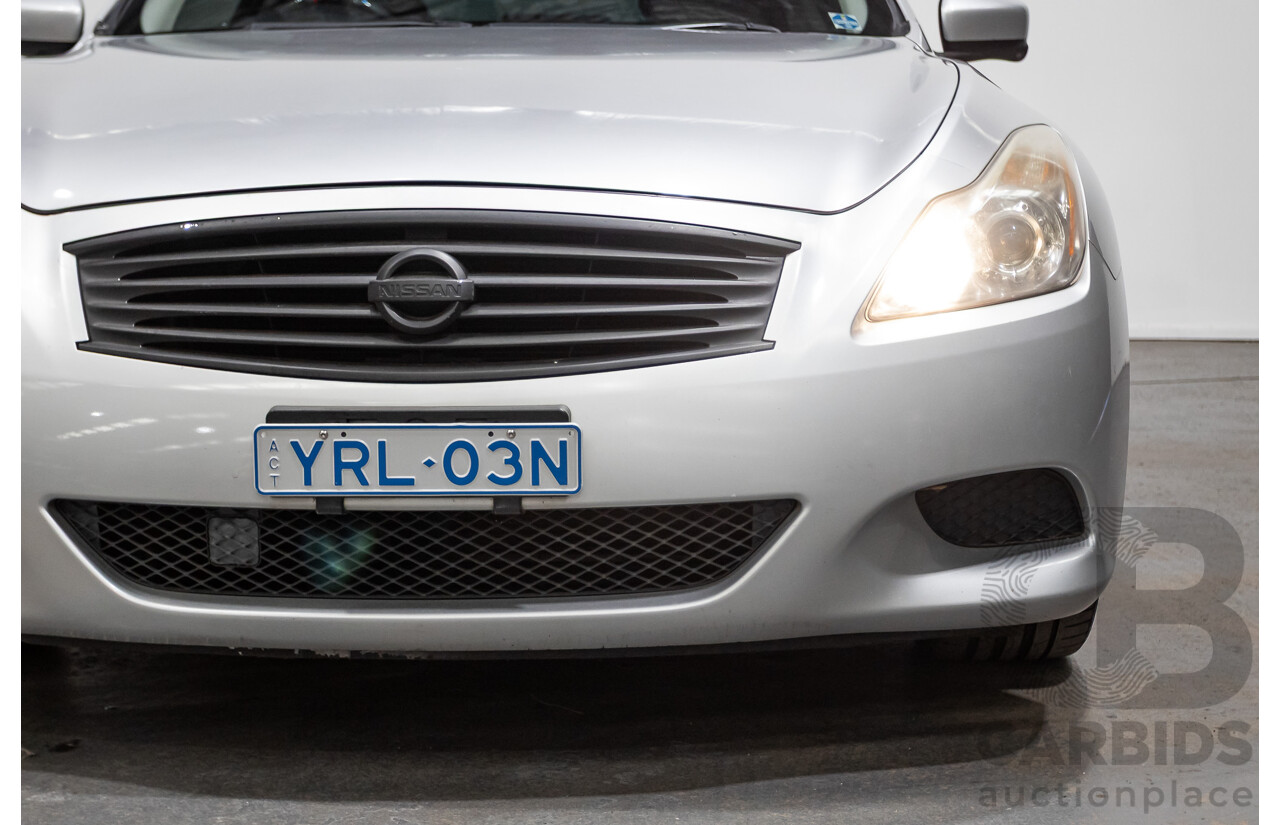 10/2007 Nissan Skyline 370GT SP 2D Coupe Liquid Metal Grey Metallic V6 3.7L