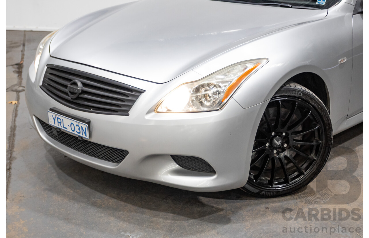 10/2007 Nissan Skyline 370GT SP 2D Coupe Liquid Metal Grey Metallic V6 3.7L