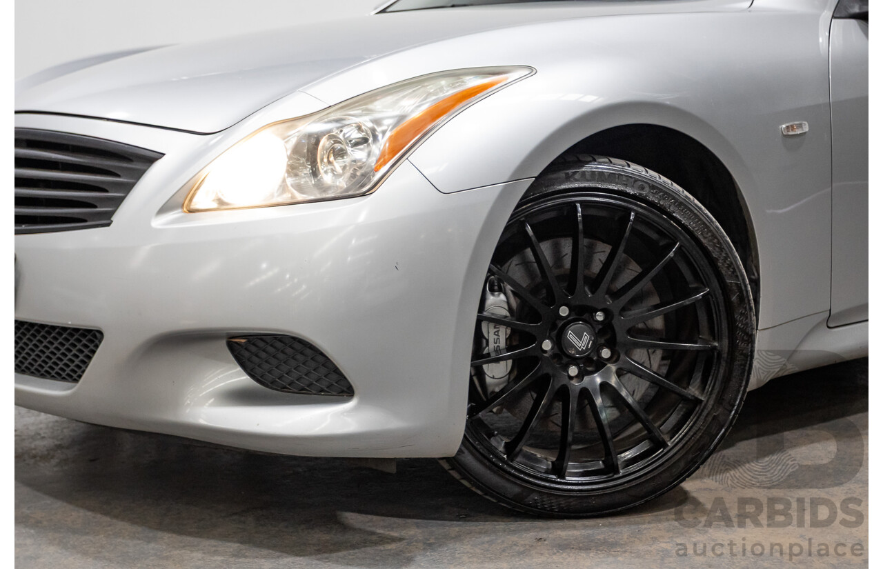 10/2007 Nissan Skyline 370GT SP 2D Coupe Liquid Metal Grey Metallic V6 3.7L