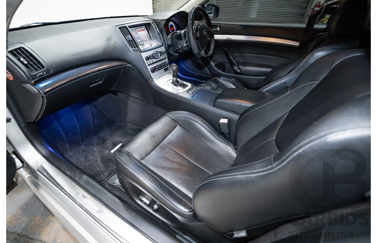 10/2007 Nissan Skyline 370GT SP 2D Coupe Liquid Metal Grey Metallic V6 3.7L