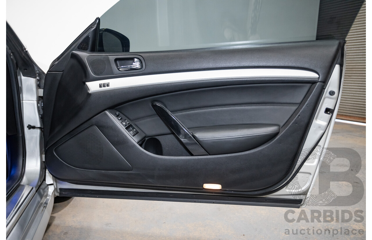 10/2007 Nissan Skyline 370GT SP 2D Coupe Liquid Metal Grey Metallic V6 3.7L