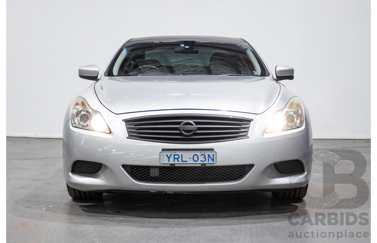 10/2007 Nissan Skyline 370GT SP 2D Coupe Liquid Metal Grey Metallic V6 3.7L