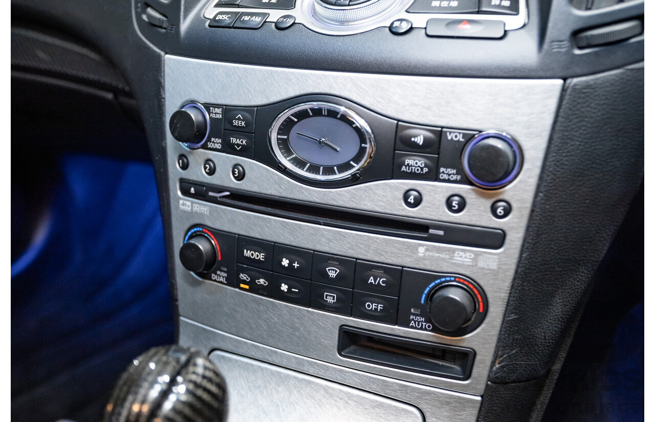 10/2007 Nissan Skyline 370GT SP 2D Coupe Liquid Metal Grey Metallic V6 3.7L