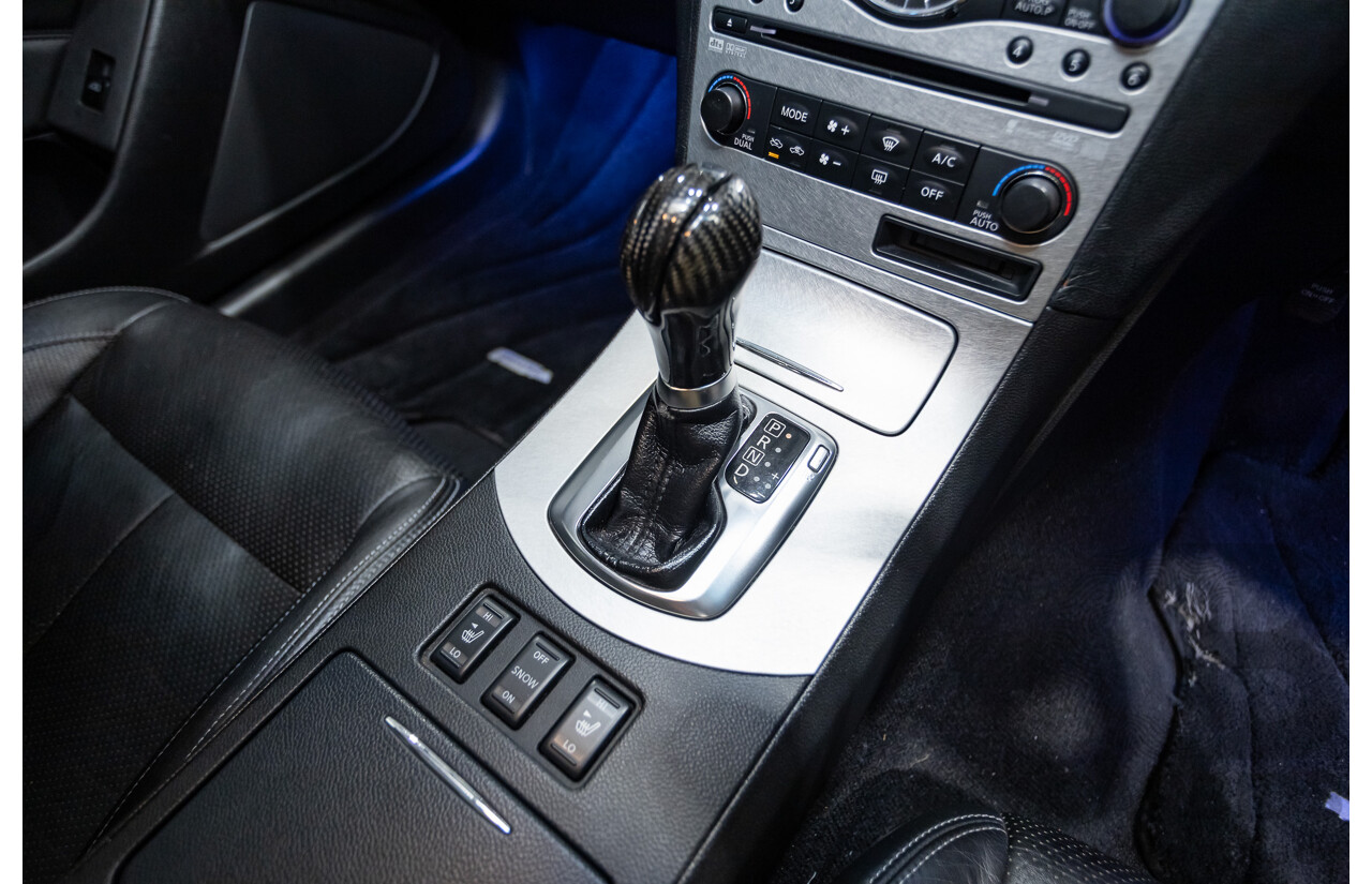 10/2007 Nissan Skyline 370GT SP 2D Coupe Liquid Metal Grey Metallic V6 3.7L