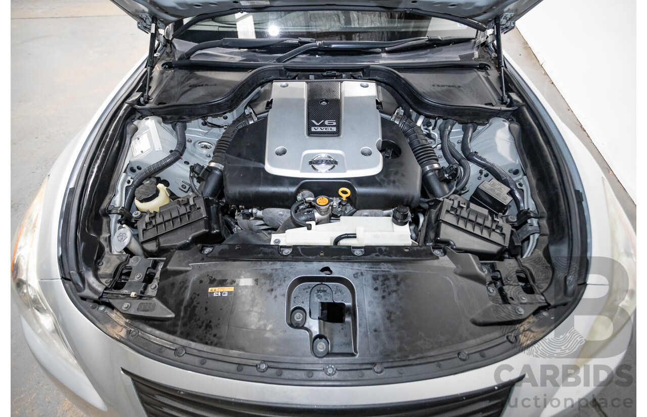 10/2007 Nissan Skyline 370GT SP 2D Coupe Liquid Metal Grey Metallic V6 3.7L