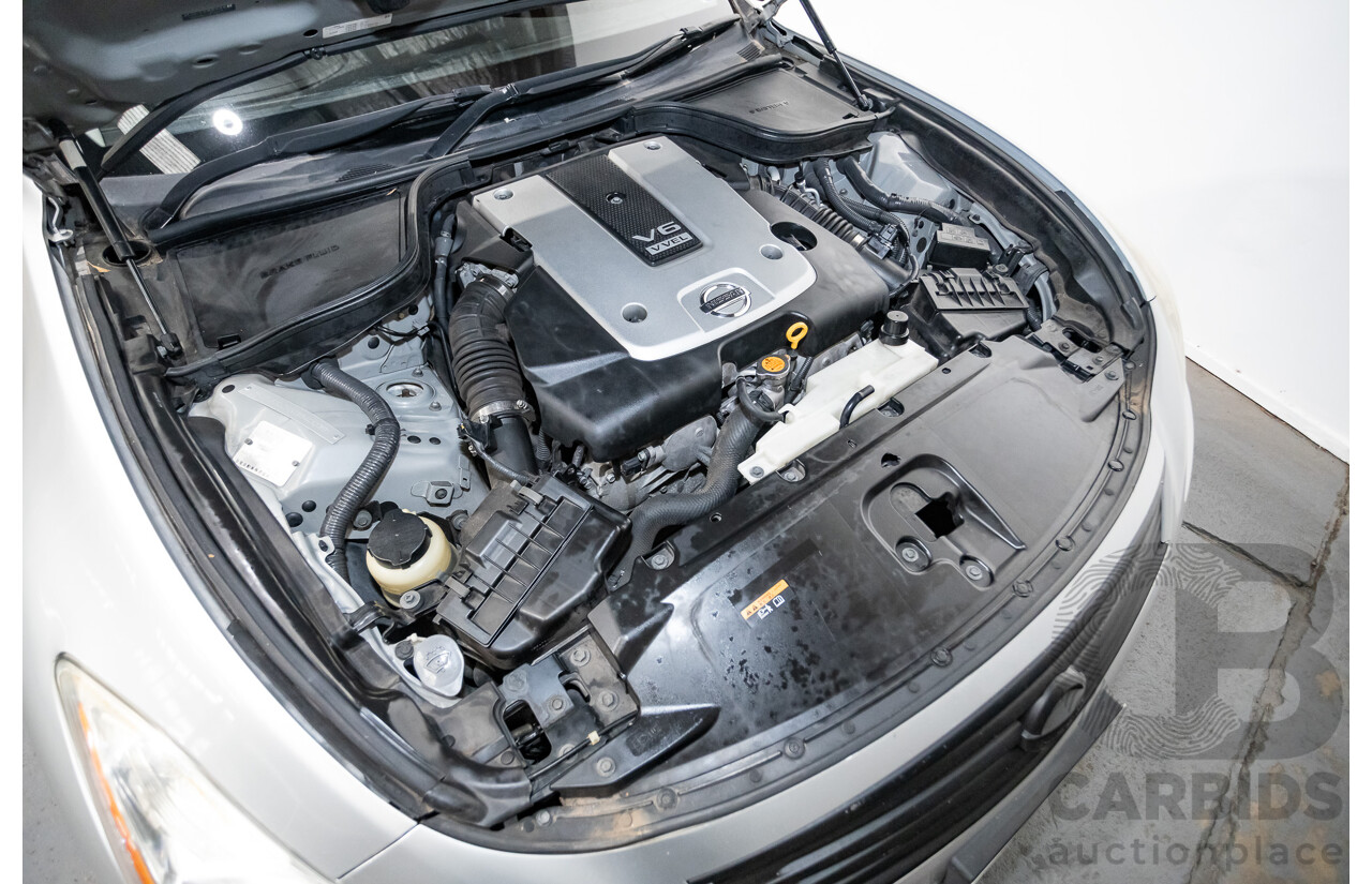 10/2007 Nissan Skyline 370GT SP 2D Coupe Liquid Metal Grey Metallic V6 3.7L