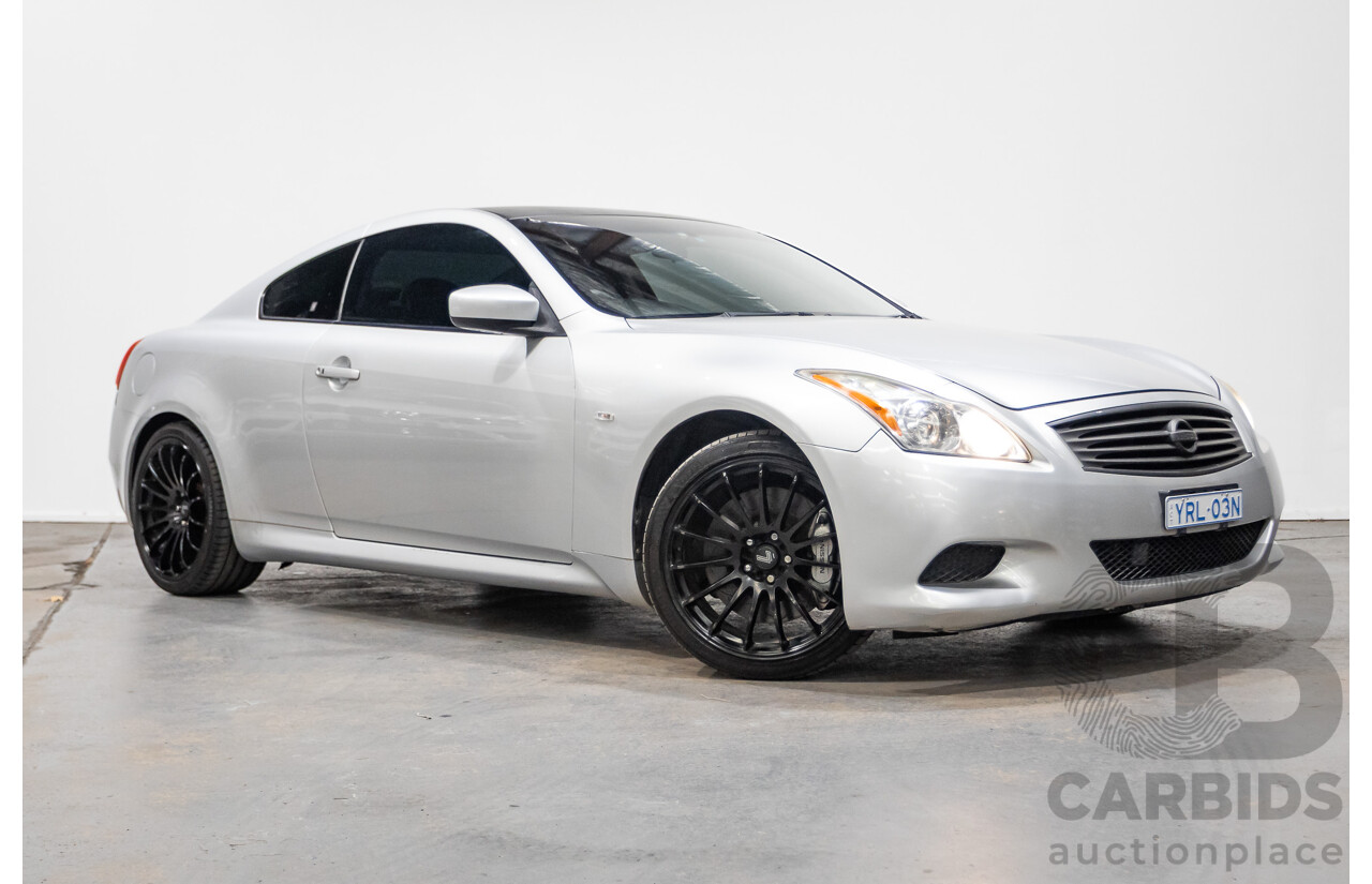 10/2007 Nissan Skyline 370GT SP 2D Coupe Liquid Metal Grey Metallic V6 3.7L