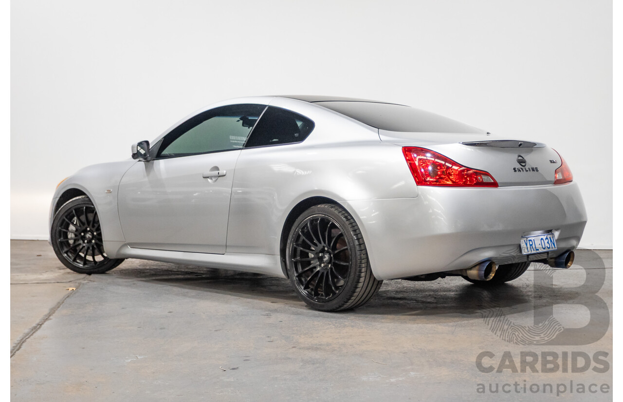 10/2007 Nissan Skyline 370GT SP 2D Coupe Liquid Metal Grey Metallic V6 3.7L