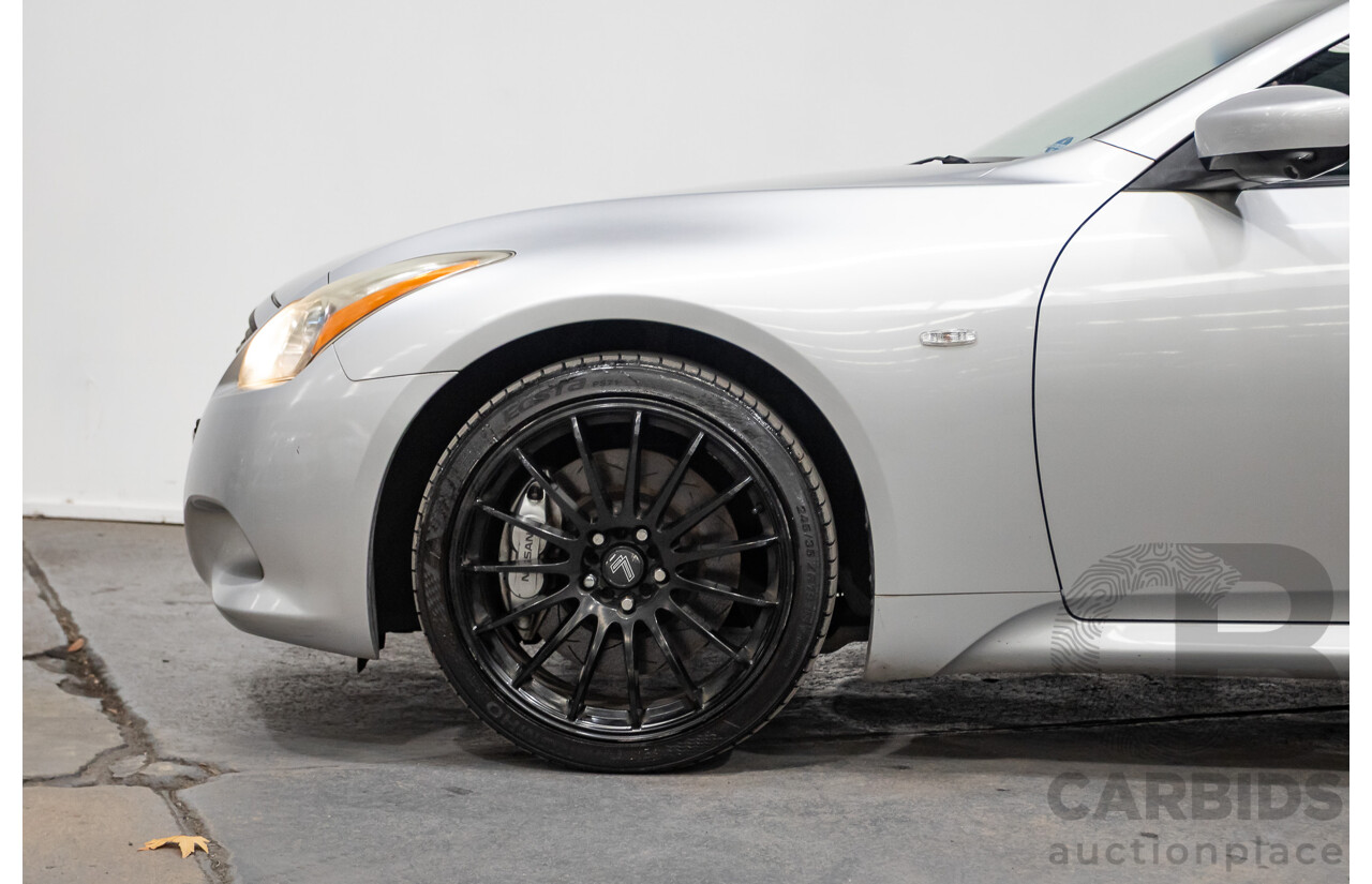 10/2007 Nissan Skyline 370GT SP 2D Coupe Liquid Metal Grey Metallic V6 3.7L