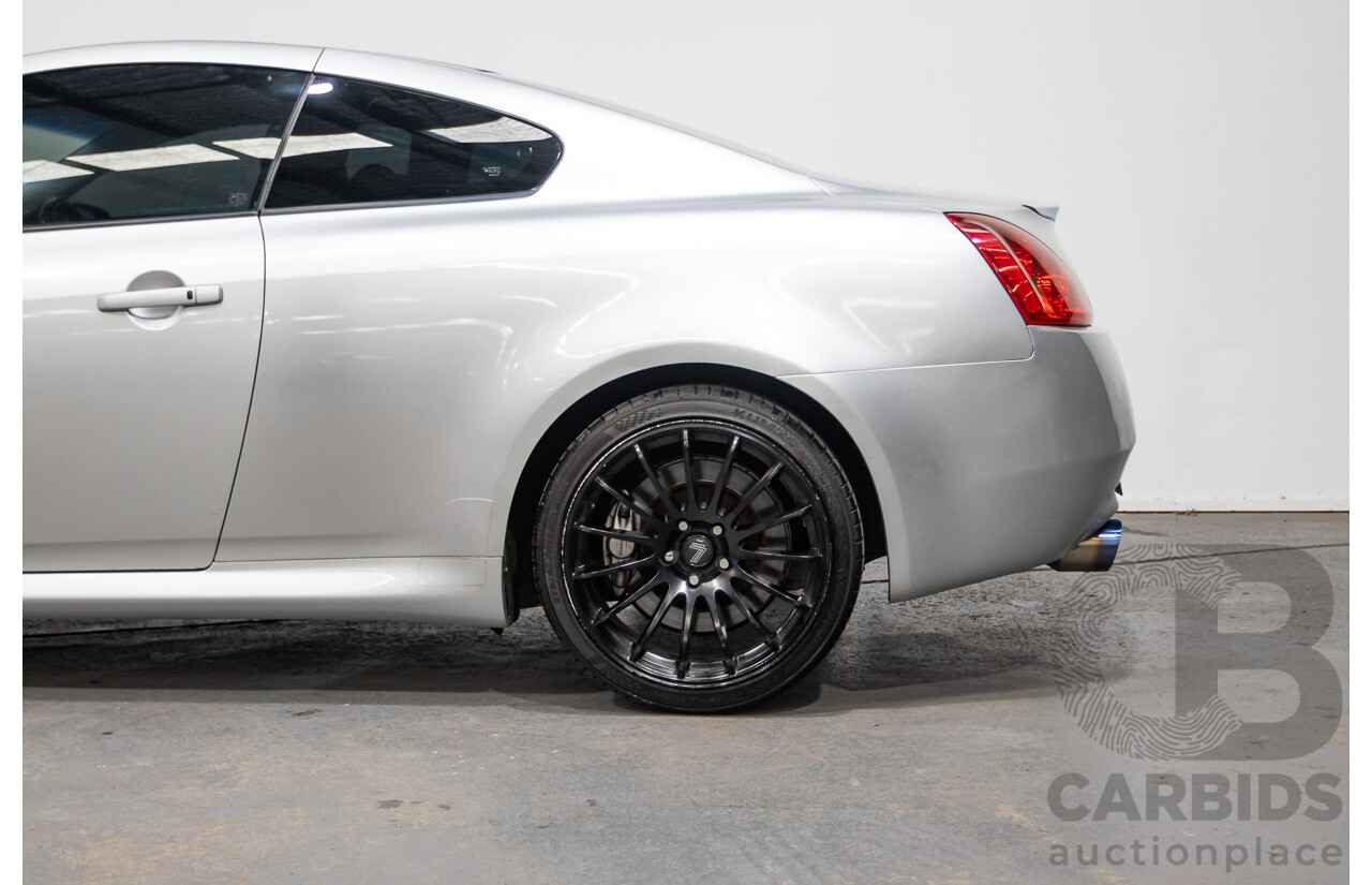 10/2007 Nissan Skyline 370GT SP 2D Coupe Liquid Metal Grey Metallic V6 3.7L