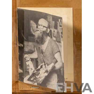 James Egan, (20th Century, Australian, 1929-2017), Sam And The Seas of Bass Strait, Original Vintage Oil on Canvas Board, 82 x 72 cm (frame)