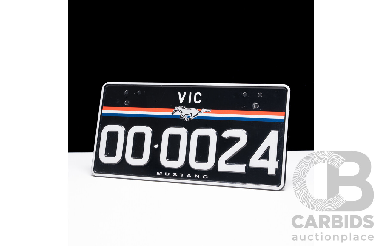 Victorian VIC Custom 6 - Character Alpha/Numeric Number Plate OO.0024