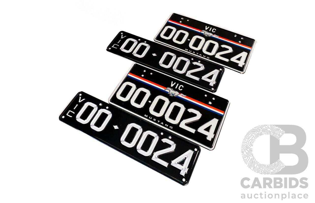 Victorian VIC Custom 6 - Character Alpha/Numeric Number Plate OO.0024
