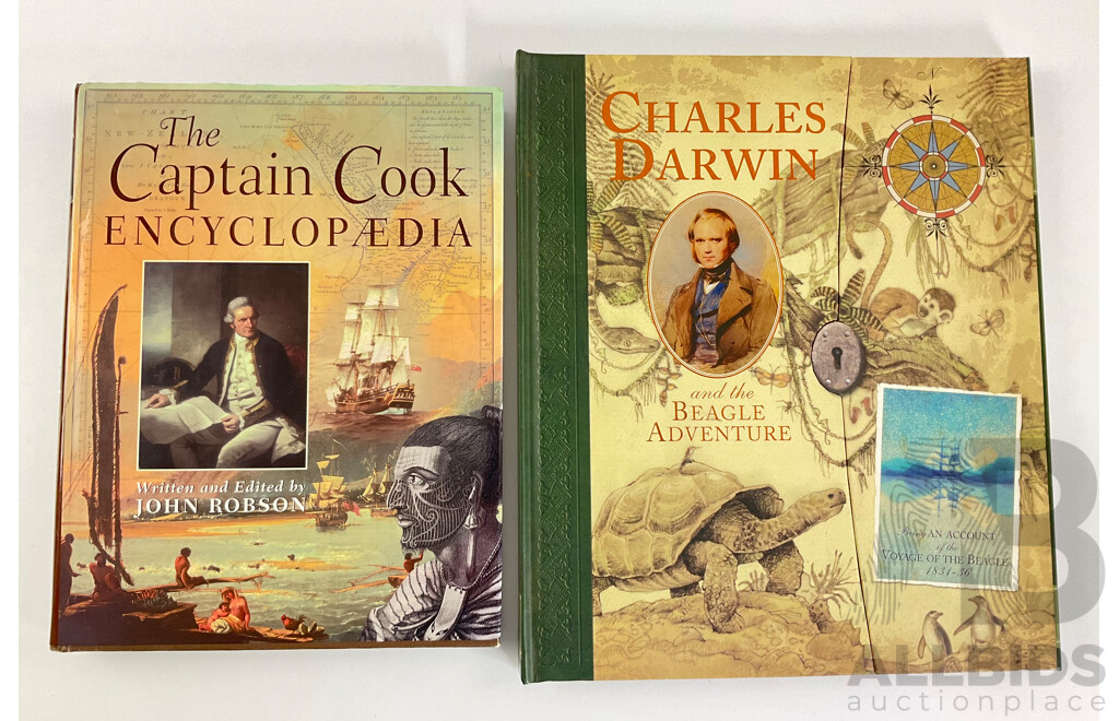 Captain Cook Encyclopedia and Charles Darwin and the Beagle Adventure Books
