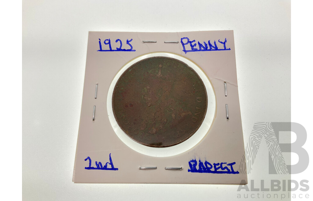 Australian KGV 1925 Penny