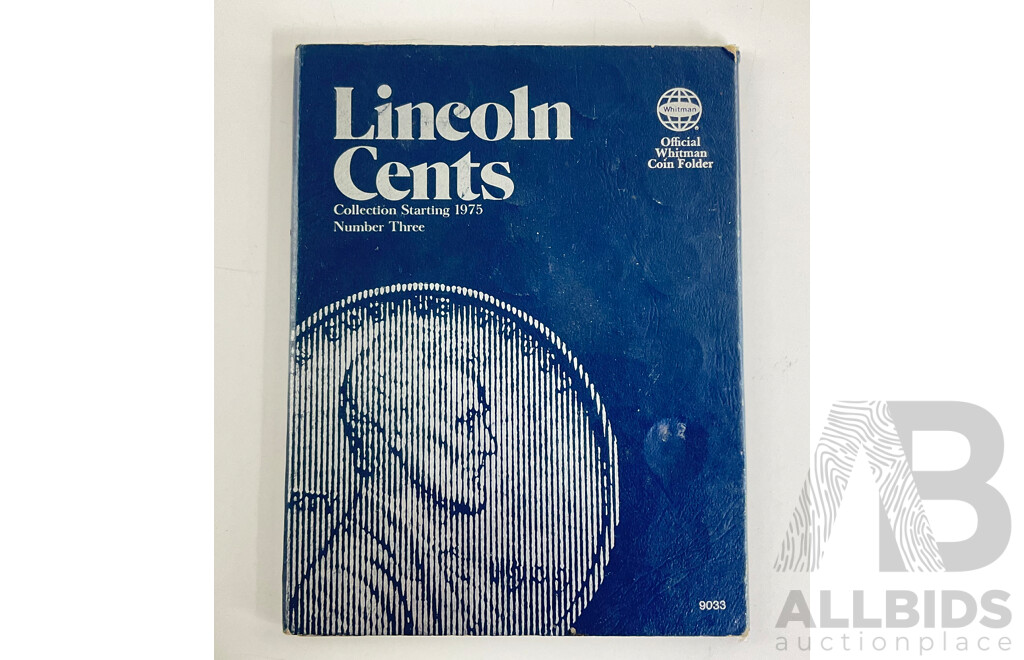 USA Whitman Lincoln Cents Album, Collection Starting 1975