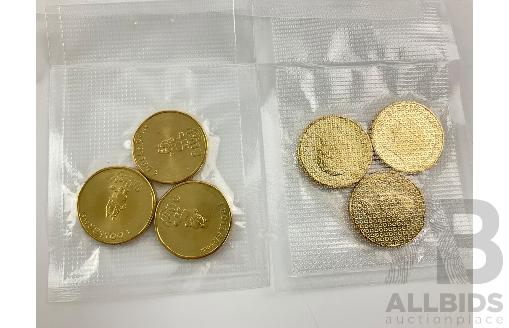 Twenty Four Australian 2024 KCIII UNC One Dollar Bluey Bucks in Sealed Packaging