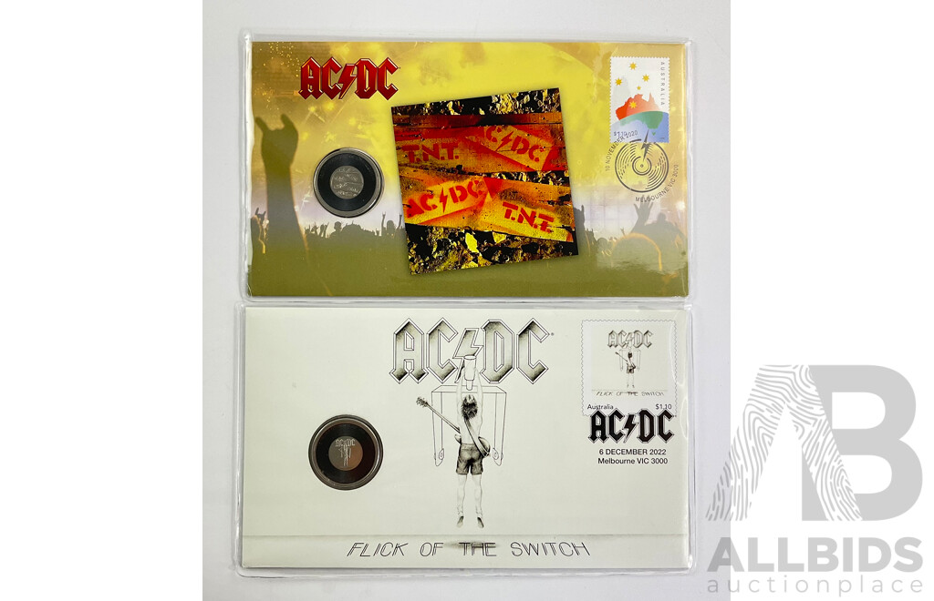 Two Australian AC/DC PNCs, Flick of the Switch and TNT
