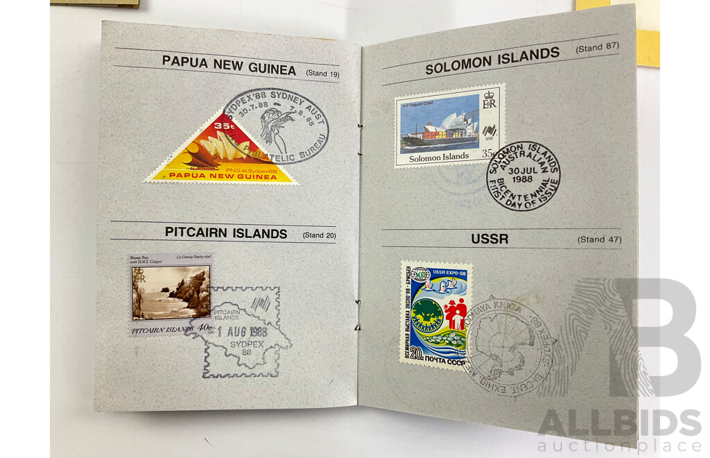 Collection of Commonwealth Countries Stamps Including Mint Christmas Islands 1977 Mini Sheets, Canada Mint Stamp Booklets, New Zealand 1930's 40's, Cocos Island Mint Stamp Pack, 1988 Philatelic Pass Port...........