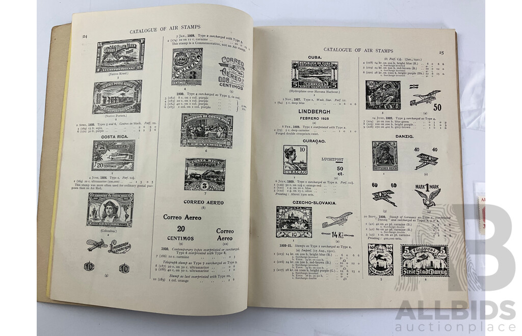 Stanley Gibbons 1931 Air Stamp Catalogue, Aero Philately, Australian Stamp Monthly Catalogue of Australian Stamp, Mint 1953 and 1960 Stamps, Southern Rhodesia 1940 Golden Jubilee First Day Cover