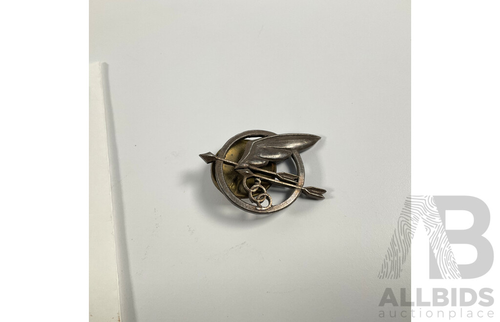 Three Australian 1999 One Dollar PNCs, International Year of the Older Persons with Royal Air Force Service and Release Book, Polish 505 Air Badge, USSR Lenin Desk Calendar