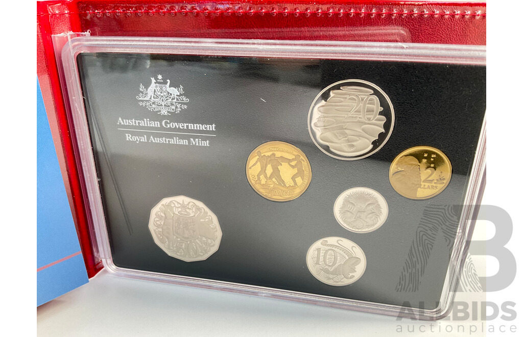 Australian RAM 2007 Six Proof Coin Set, Year of the Surf Lifesaver