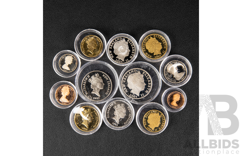 Collection of New Zealand Proof Coins